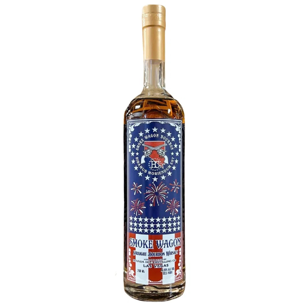 2024 Smoke Wagon Red White and Blue Edition Straight Bourbon Whiskey 750ml