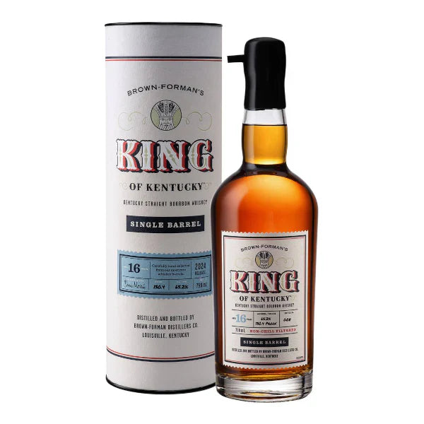 2024 Brown Forman King of Kentucky Single Barrel 16 Year Old 126.9 Proof Short Barrel #61 Kentucky Straight Bourbon Whiskey 750ml