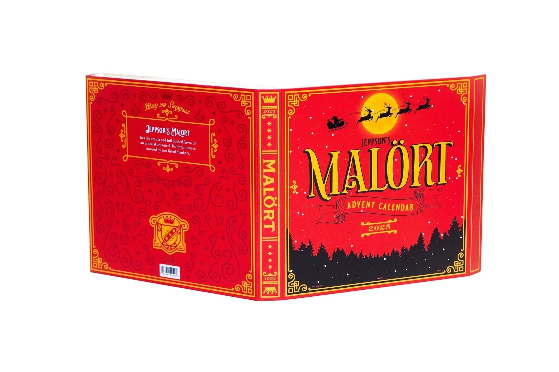 2025 Jeppson's Malort Advent Calendar 50ml 25-Pack