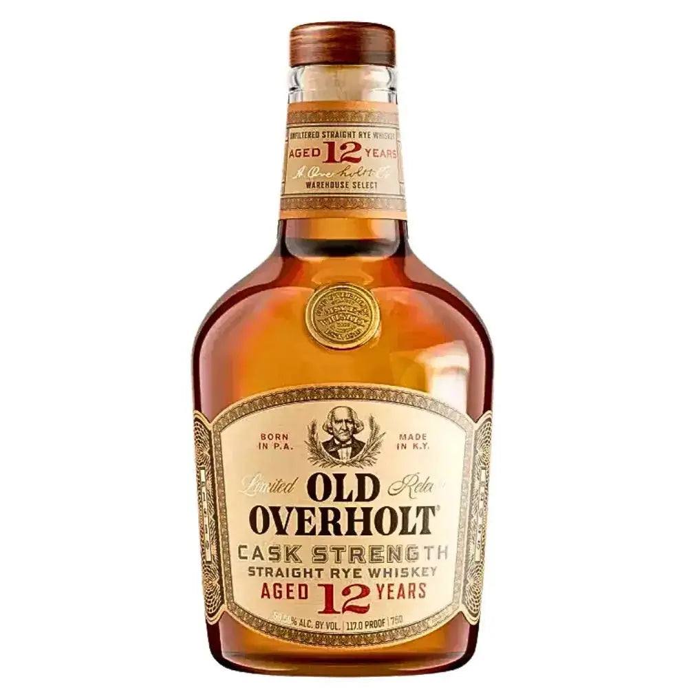 2025 Old Overholt Cask Strength 12 Year Old Straight Rye Whiskey 750ml