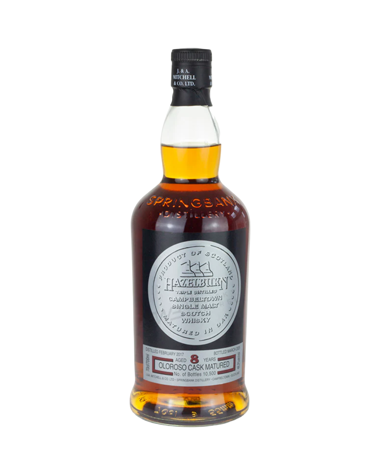 2025 Springbank Hazelburn 2017 Oloroso Cask 8 Year Old Single Malt Scotch Whisky 750ml