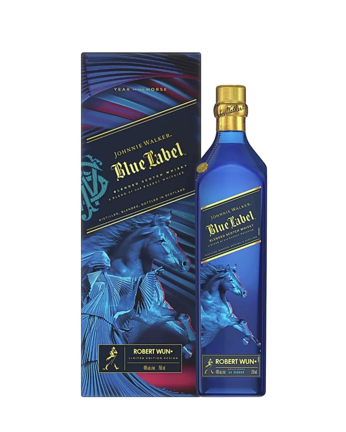 2026 Johnnie Walker Blue Label Limited Edition Year of the Horse By Robert Wun Blended Scotch Whisky 750ml