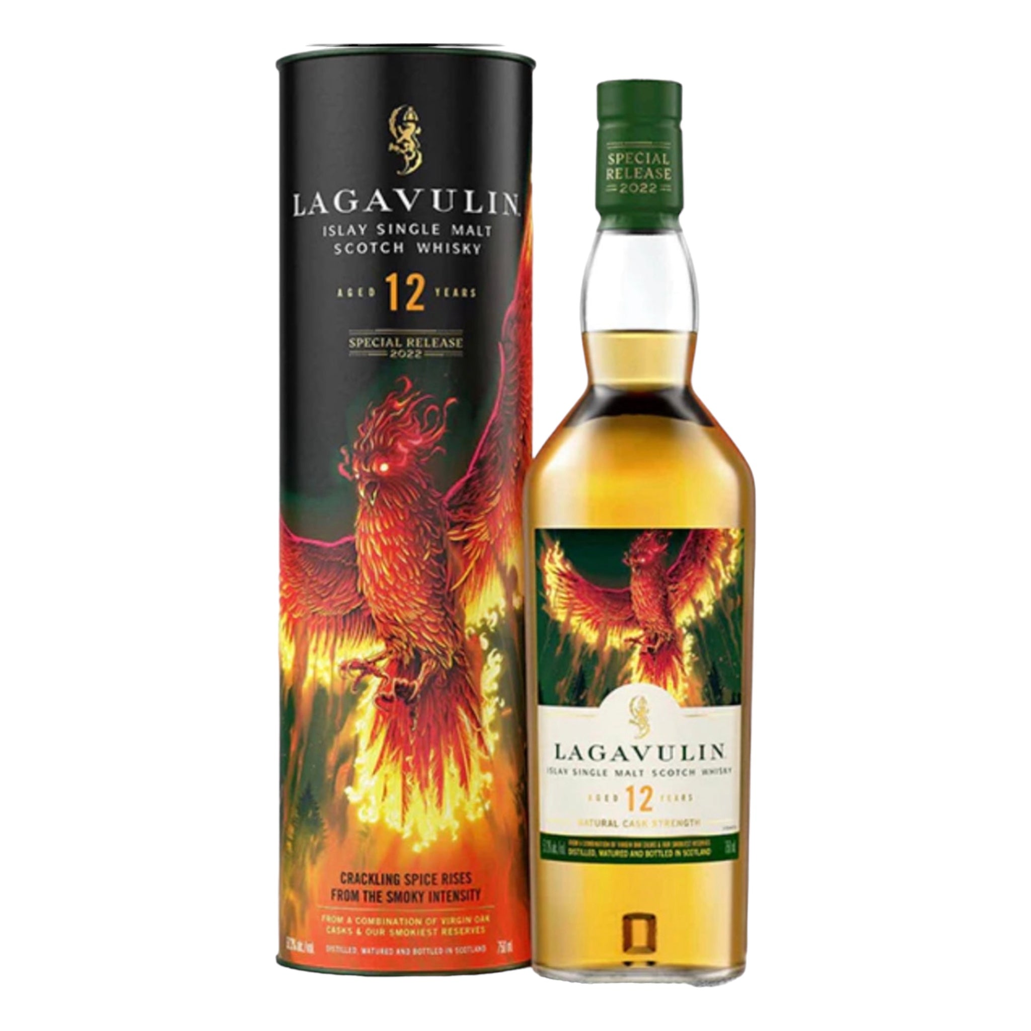 2022 Lagavulin Natural Cask Strength 12 Year Old Single Malt Scotch Whisky 750ml