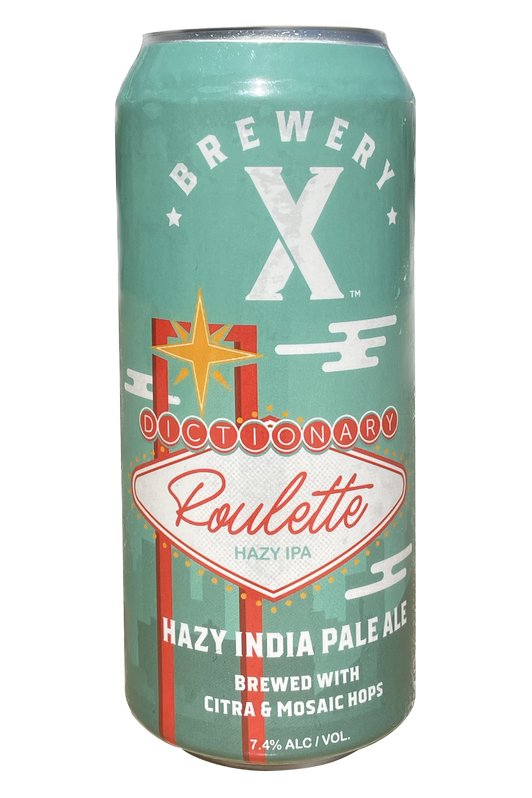 Brewery X Dictionary Roulette Hazy IPA Beer 6-Pack