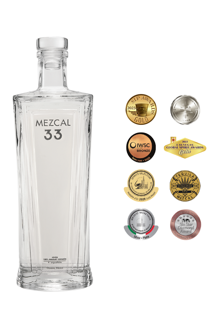 Mezcal 33 Espadin Joven 750ml
