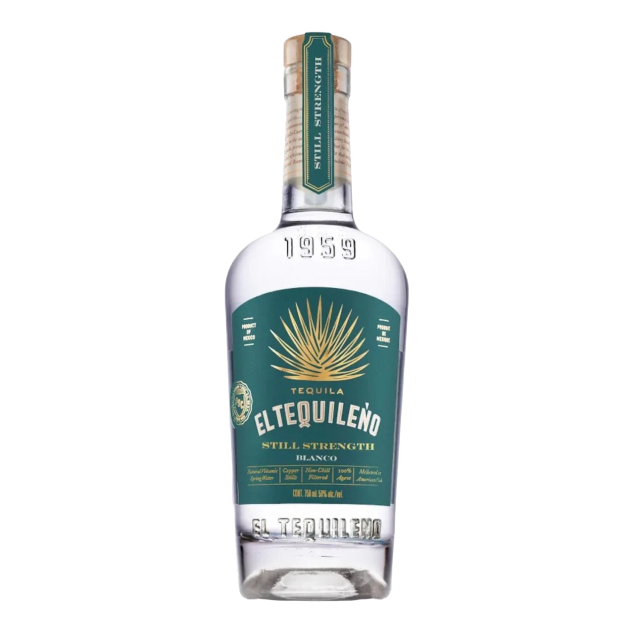 El Tequileno Still Strength Blanco Tequila 750ml