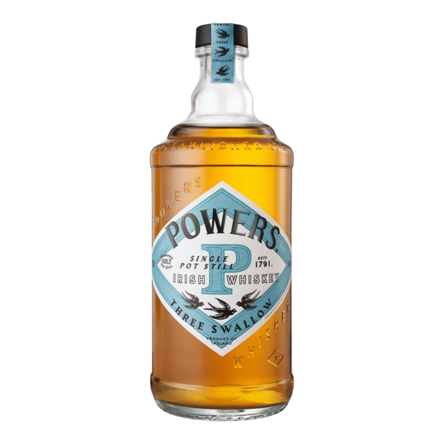 Powers Three Swallow Release Single Pot Still Irish Whiskey 750ml