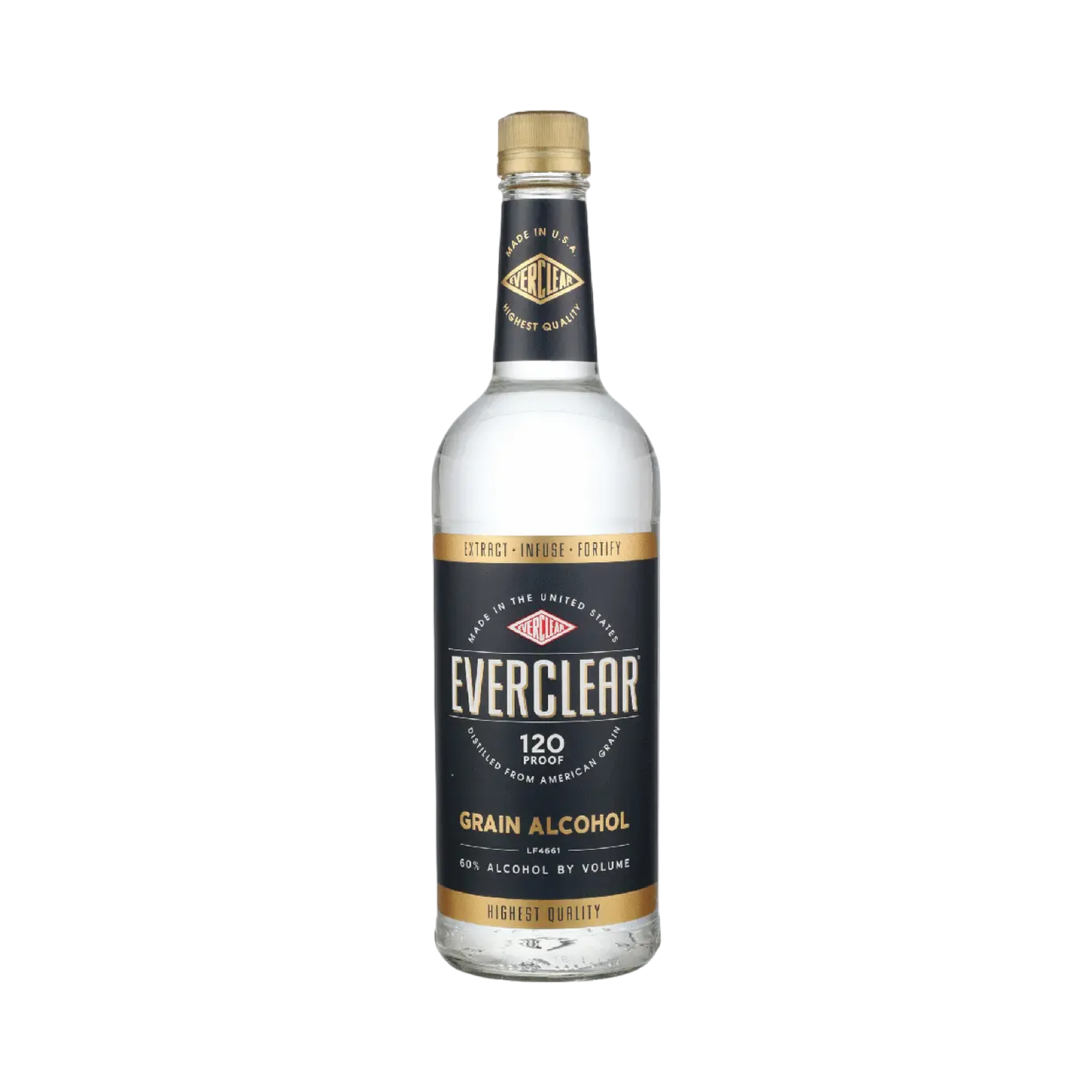 Everclear Grain Alcohol 120 750ml