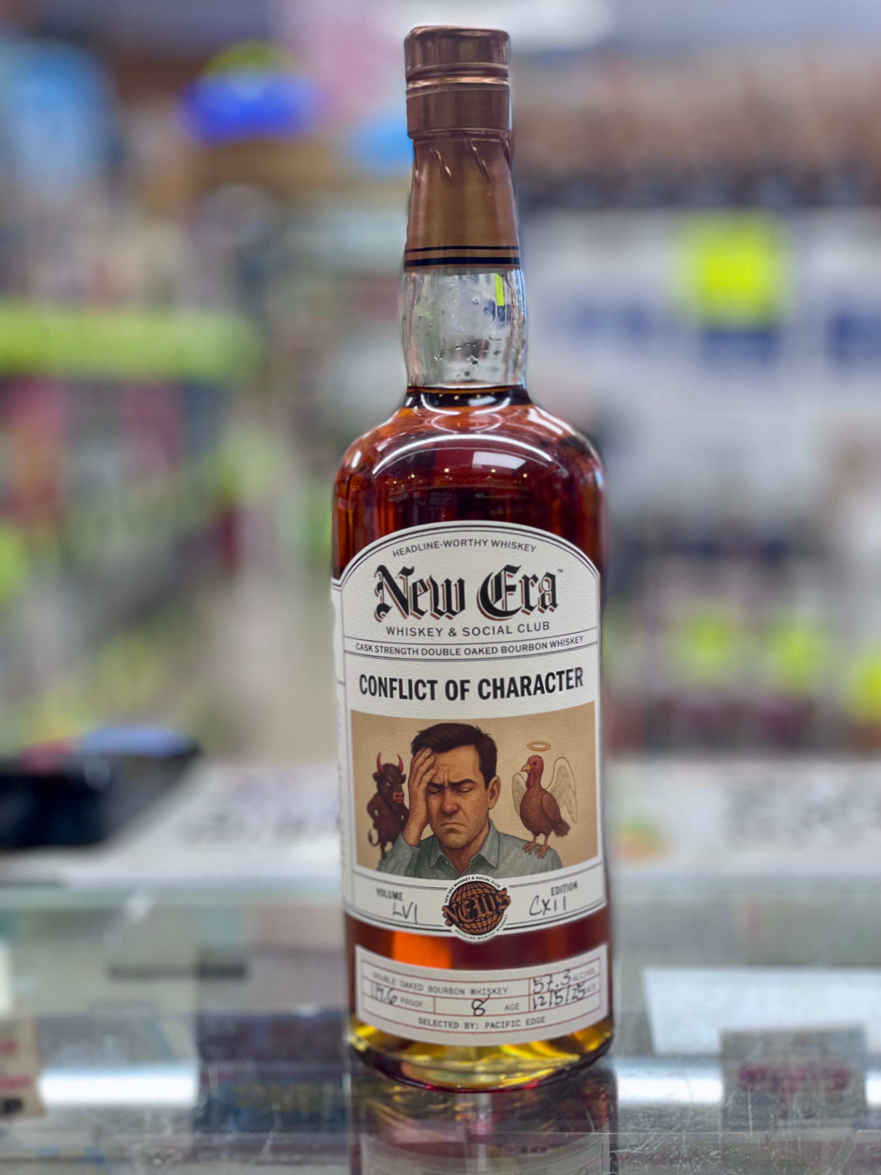 New Era Conflict of Character 8 Year Double Oaked Bourbon Whiskey 750ml
