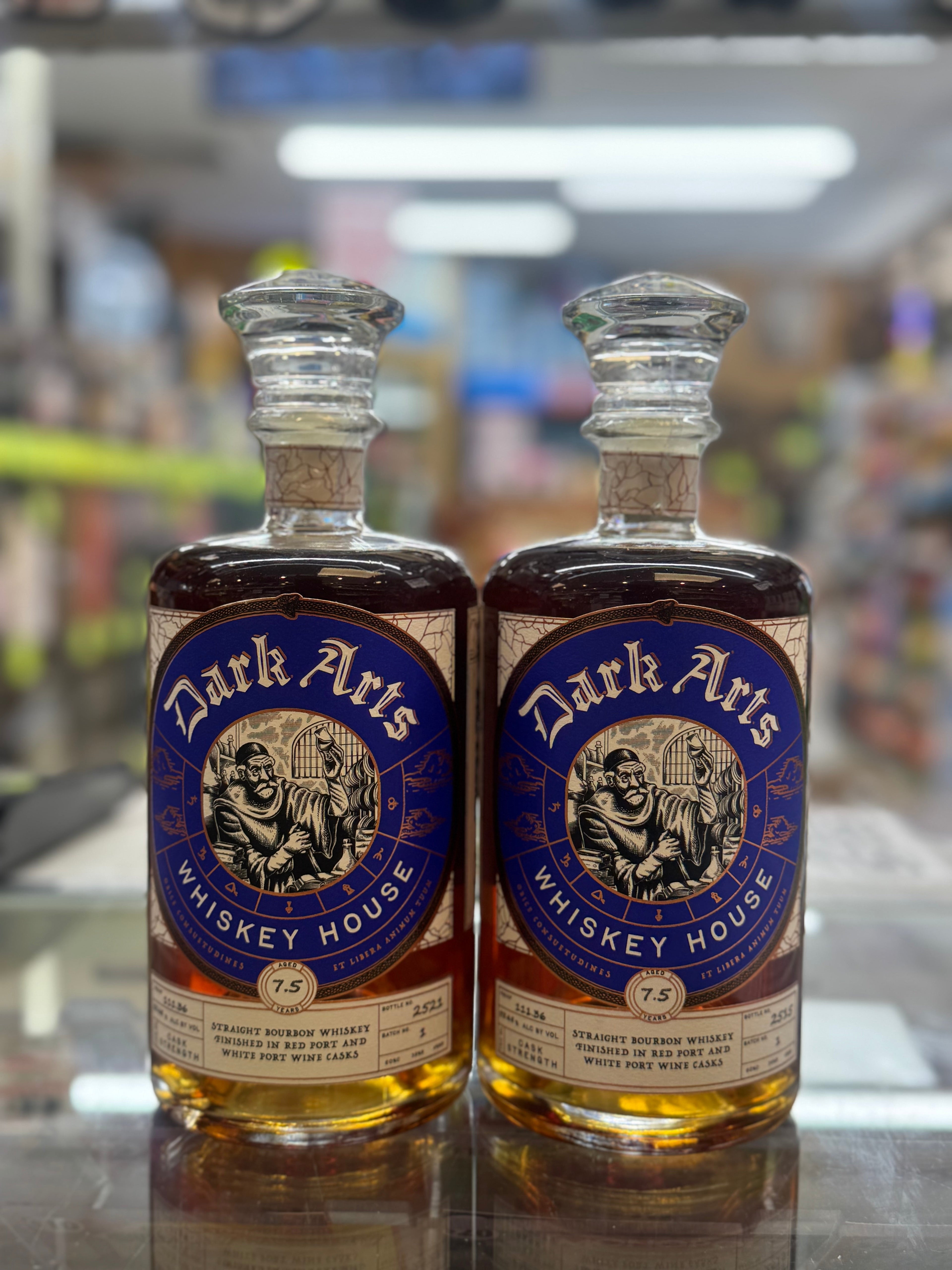 Dark Arts Whiskey House Red and White Port Casks Straight Rye Whiskey 750ml