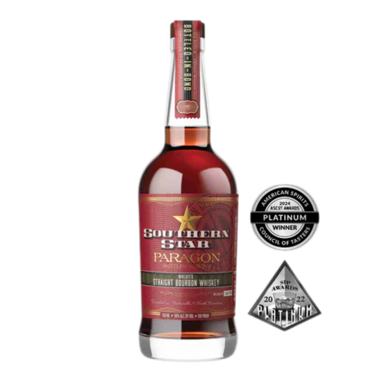 Southern Star Paragon Bottled in Bond Wheated Straight Bourbon Whiskey 750ml