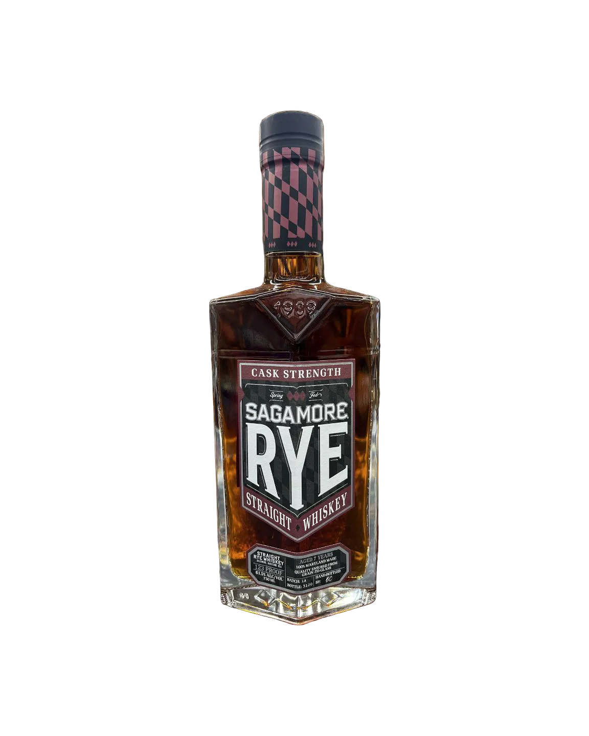 Sagamore Spirit 7 Year Old Cask Strength Straight Rye Whiskey