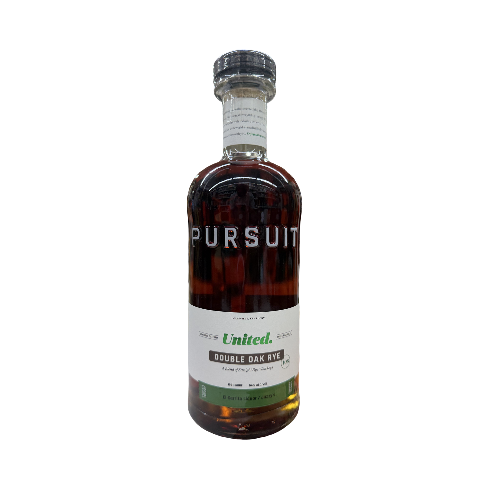 Pursuit Spirits United Double Oak EL Cerrito Store Pick Rye Whiskey (Barrel Code 11CF)