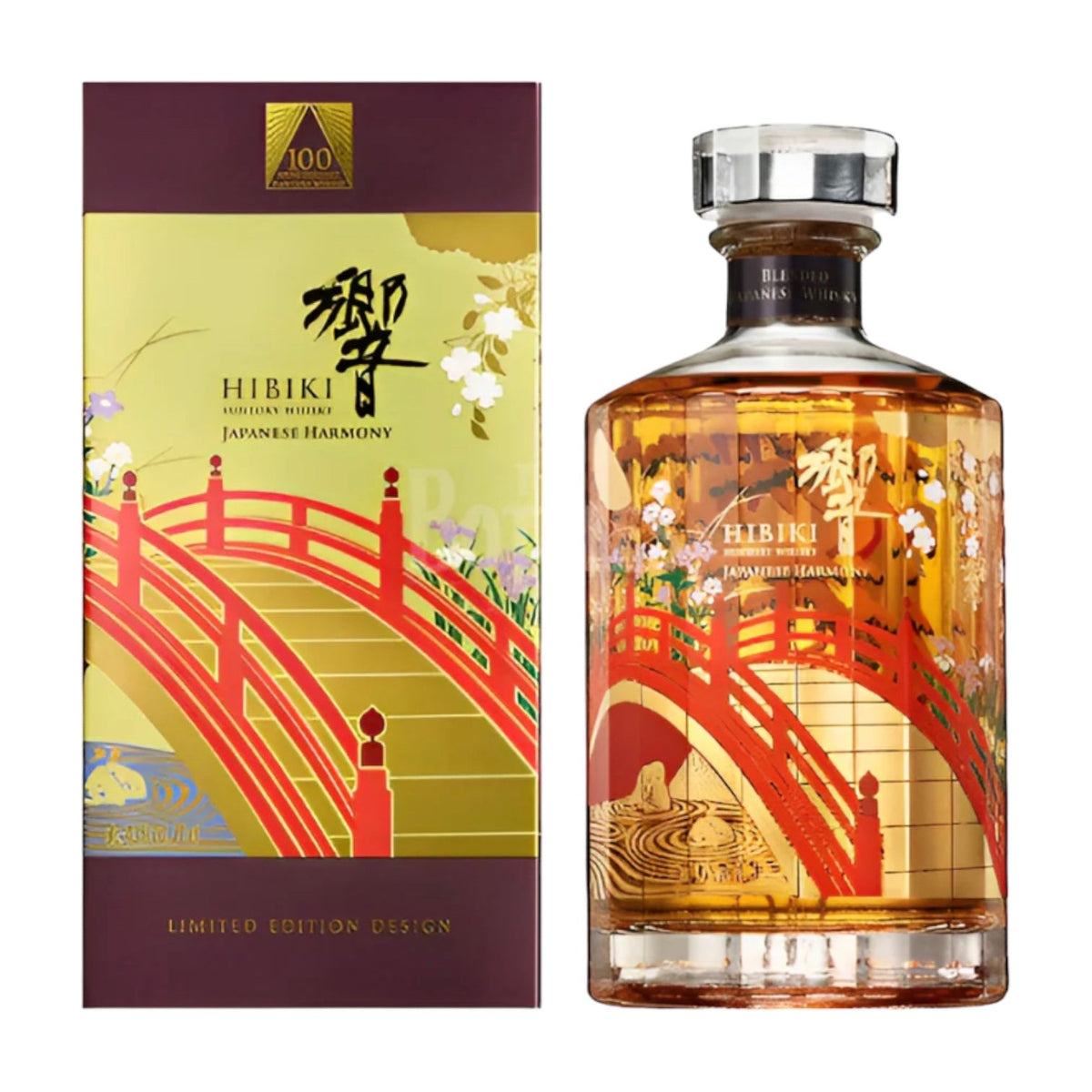 Hibiki Japanese Harmony 100th Anniversary Limited Edition Design Blended Whisky 750ml