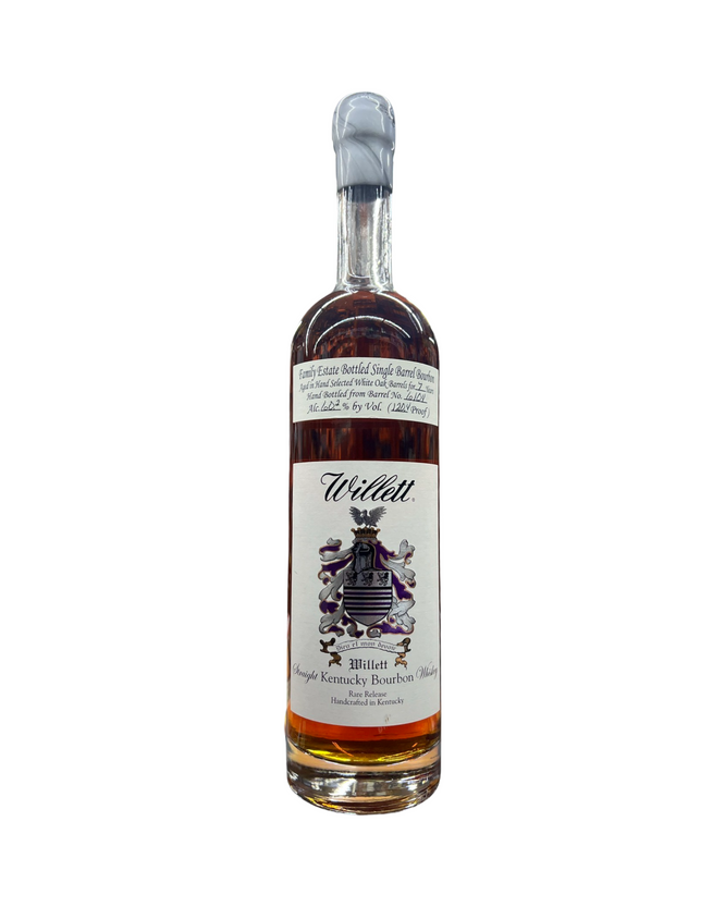 Willett Family Estate Bottled Single Barrel 7 Year Old Barrel No. 6104 Wax Top Kentucky Straight Bourbon Whiskey