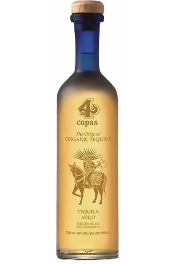 4 Copas Organic Anejo Tequila 750ml