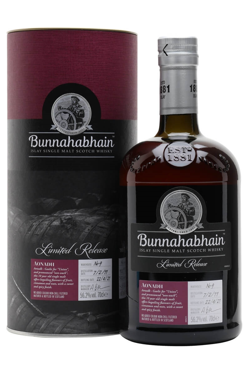 Bunnahabhain Aonadh 10 Year Old Single Malt Scotch Whisky 750ml