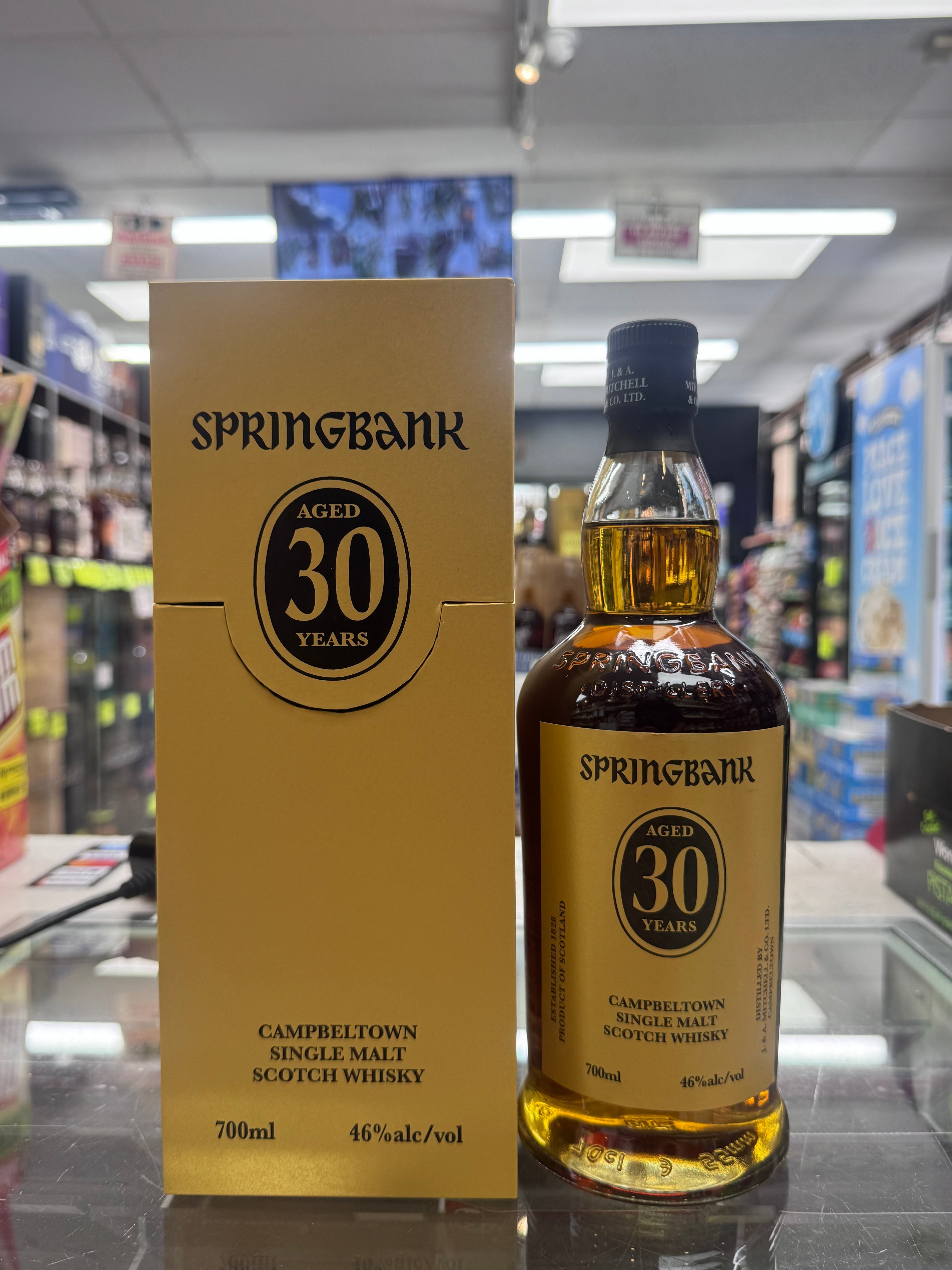 Springbank 30 Year Single Malt Scotch Whiskey 750ml
