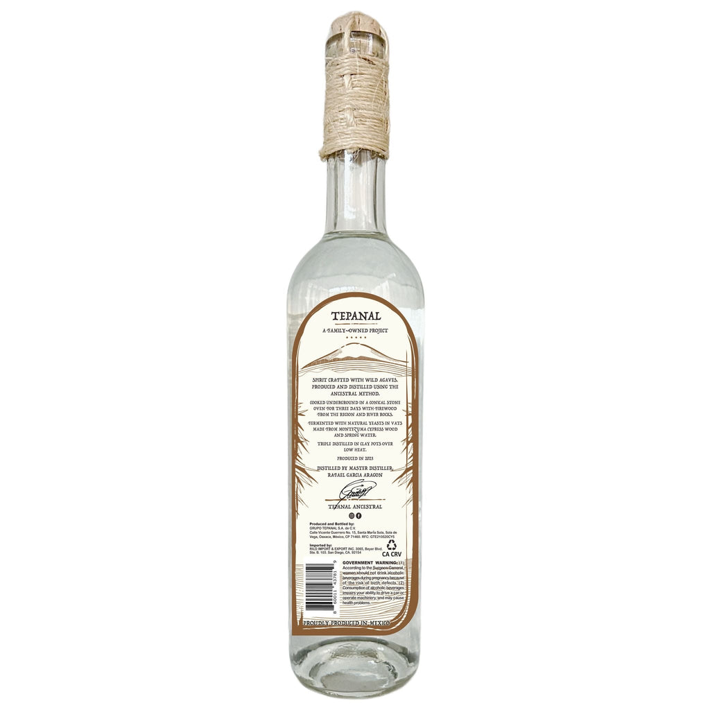 Tepanal Puntas Barril & Tobala EL Cerrito Liquor Store Pick 50% A. Karwiinski & 50% A. Potatorum Ancestral Agave Spirit  375ml