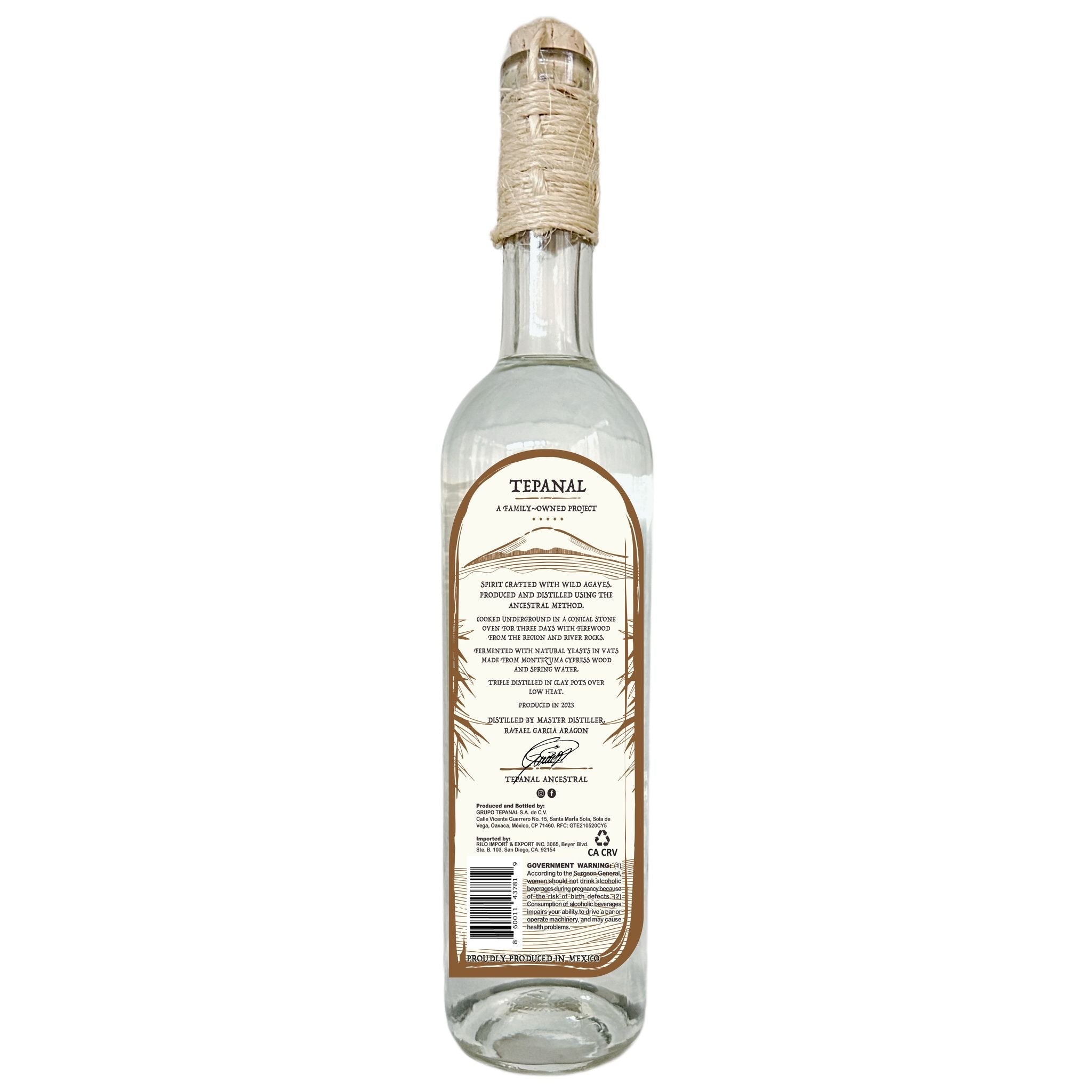 Tepanal Puntas Barril & Tobala EL Cerrito Liquor Store Pick 50% A. Karwiinski & 50% A. Potatorum Ancestral Agave Spirit  375ml