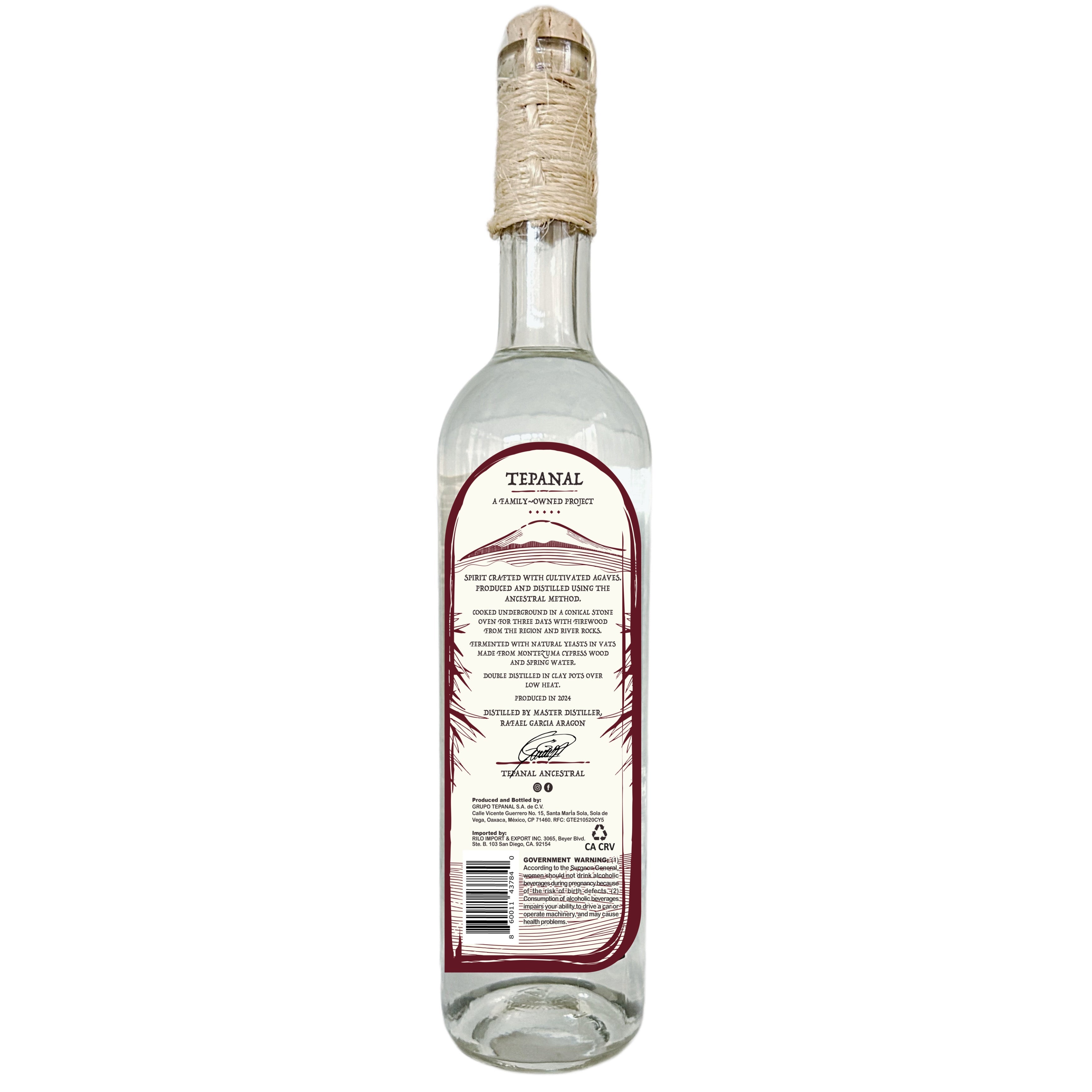 Tepanal Joven Arroqueno Batch 2 : AR202402 Ancestral Agave Spirit 750ml