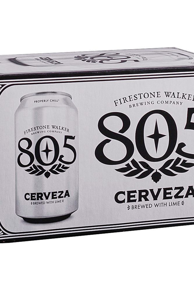 Firestone Walker Brewing Co. 805 Cerveza Lime Brewed Beer Can 6-Pack