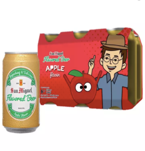 San Miguel Brewery Apple Flavored Beer 330ml 6-Pack