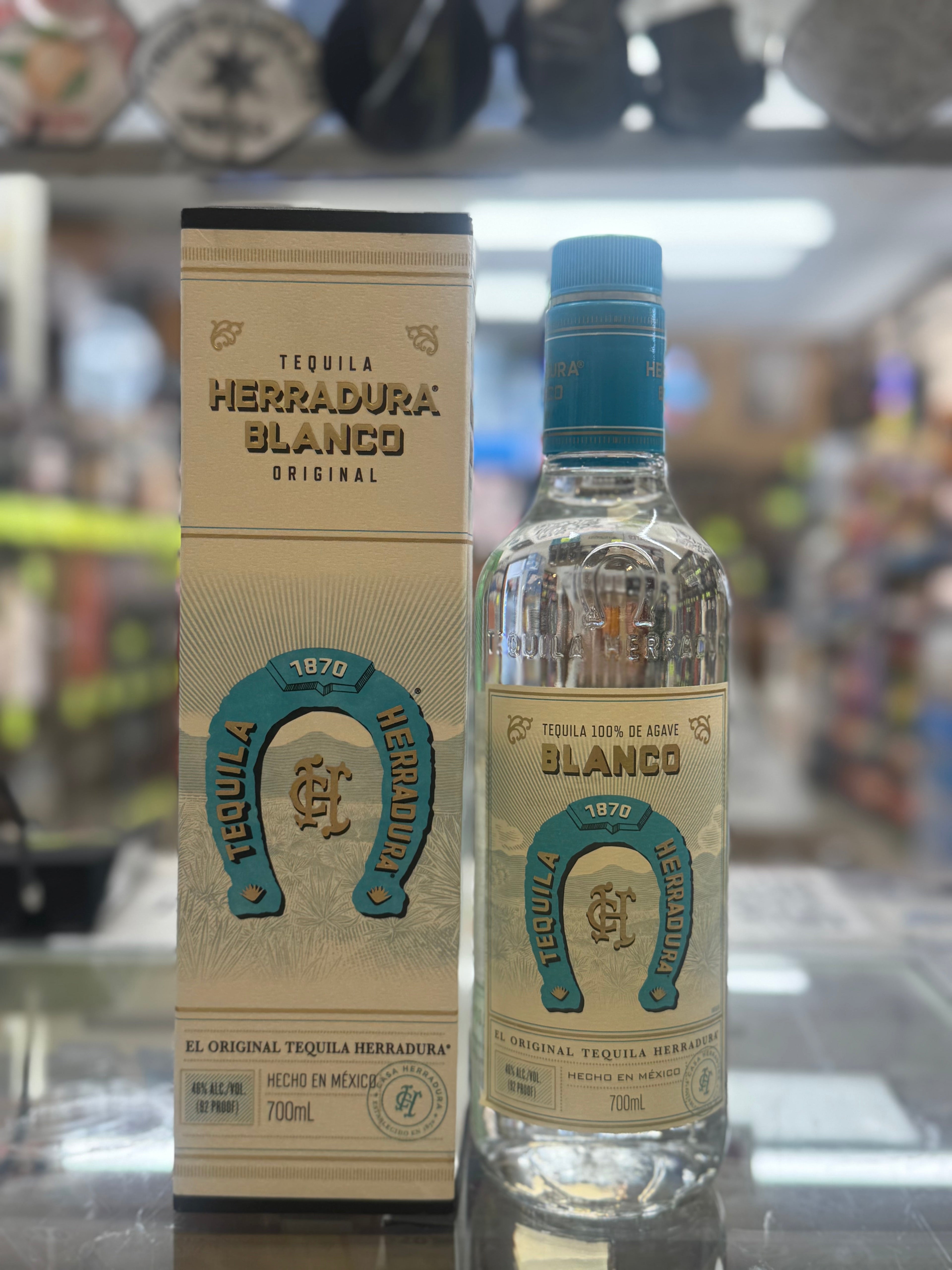 1870 Herradura 92 Proof Blanco Tequila 700ml