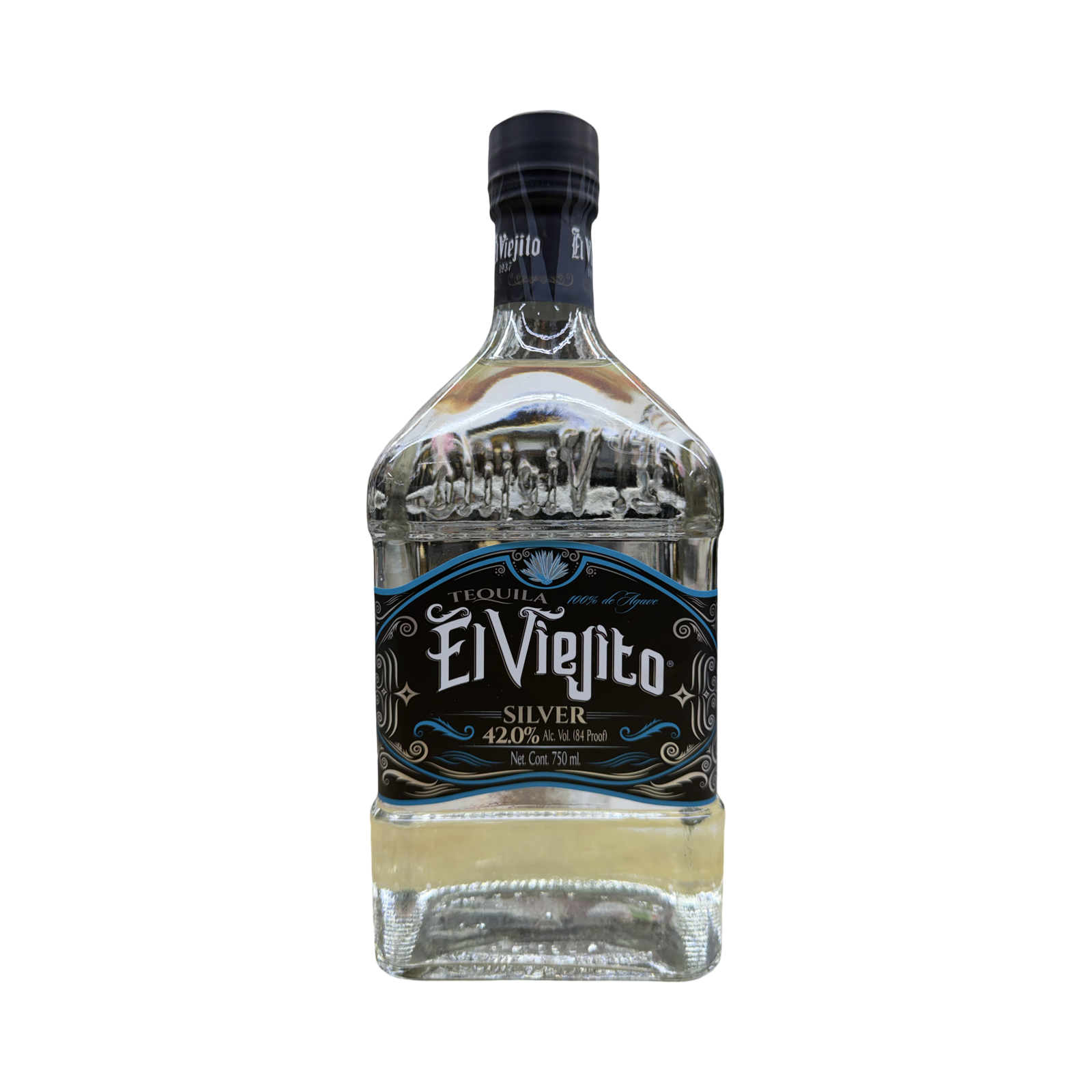 El Viejito Silver Tequila 750ml