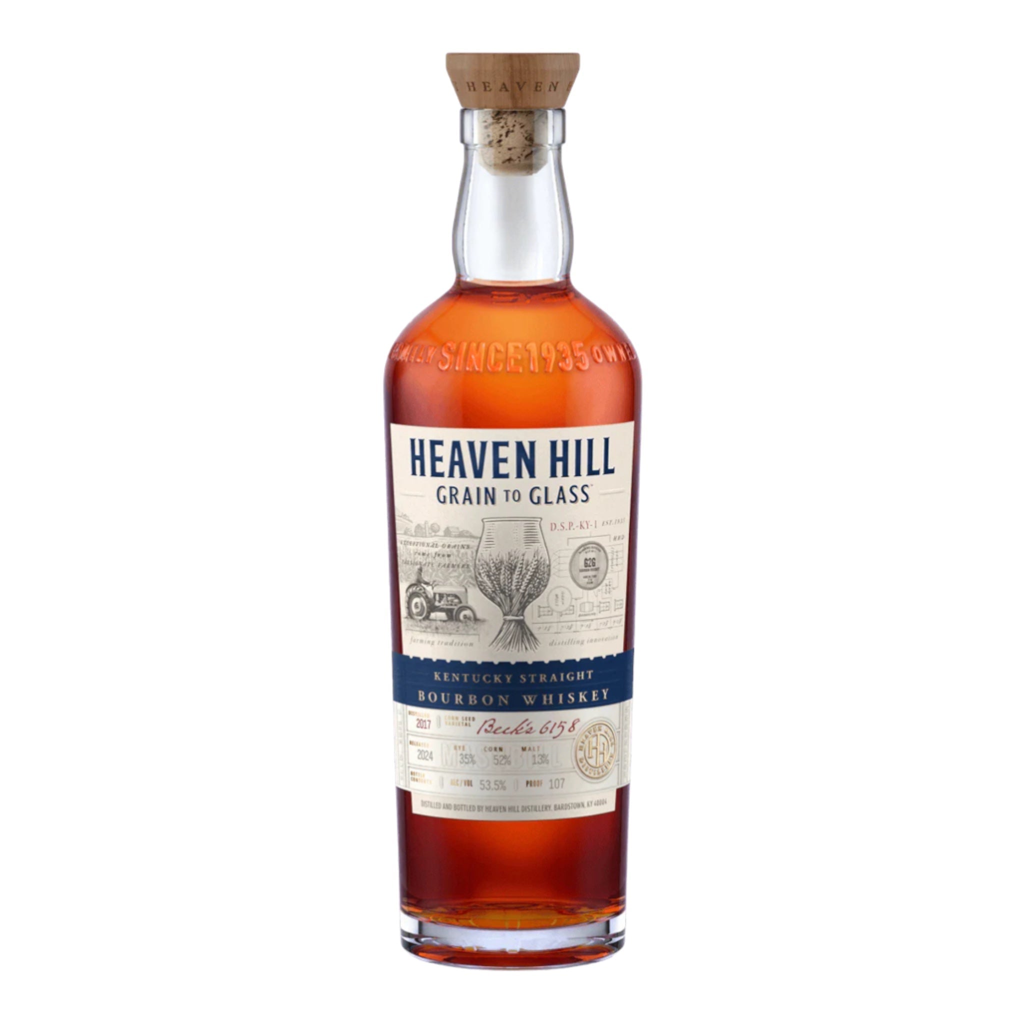 Heaven Hill Grain to Glass Straight Bourbon Whiskey 700ml