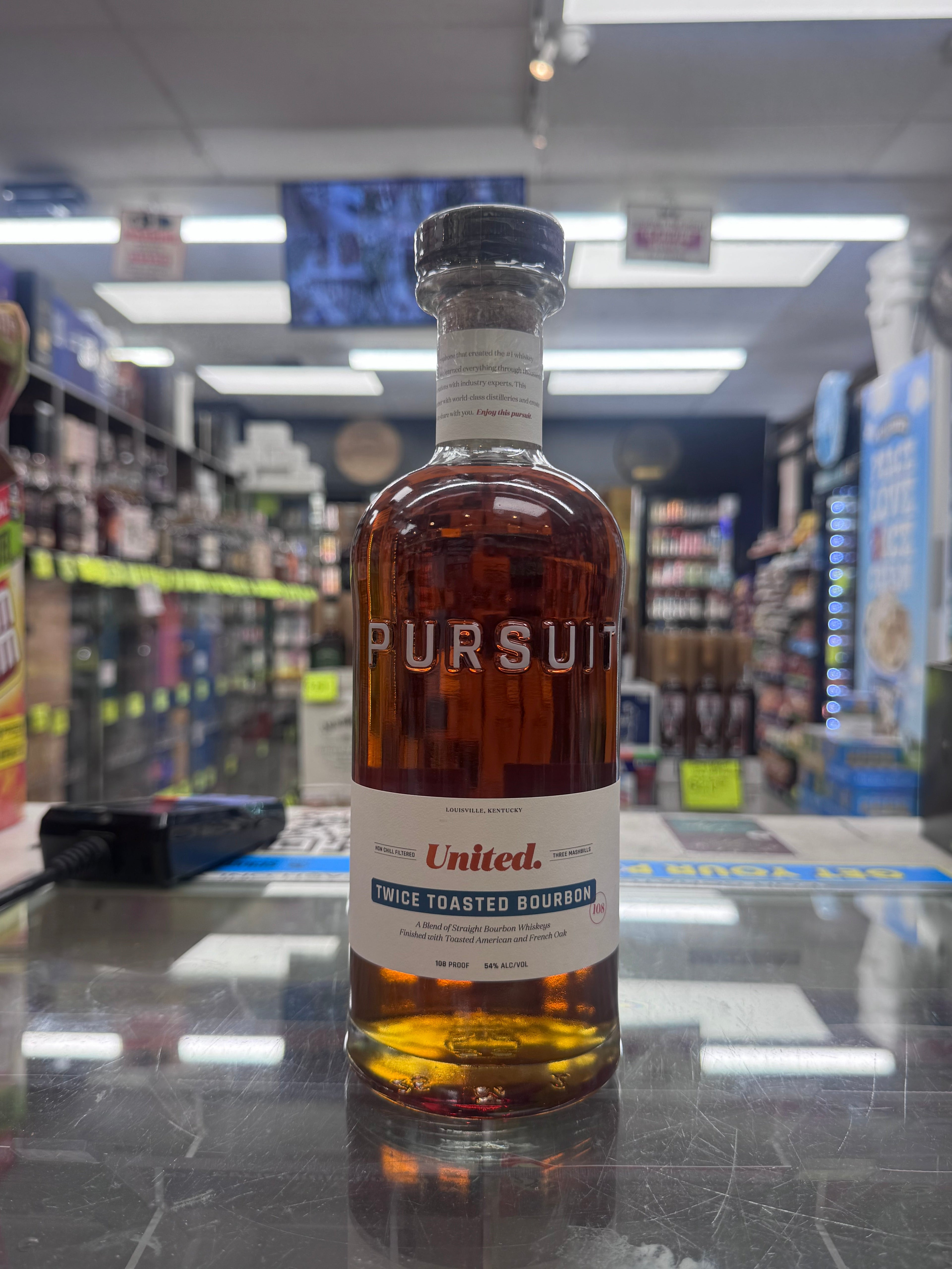 Pursuit United Twice Toasted 108 Proof Bourbon Whiskey