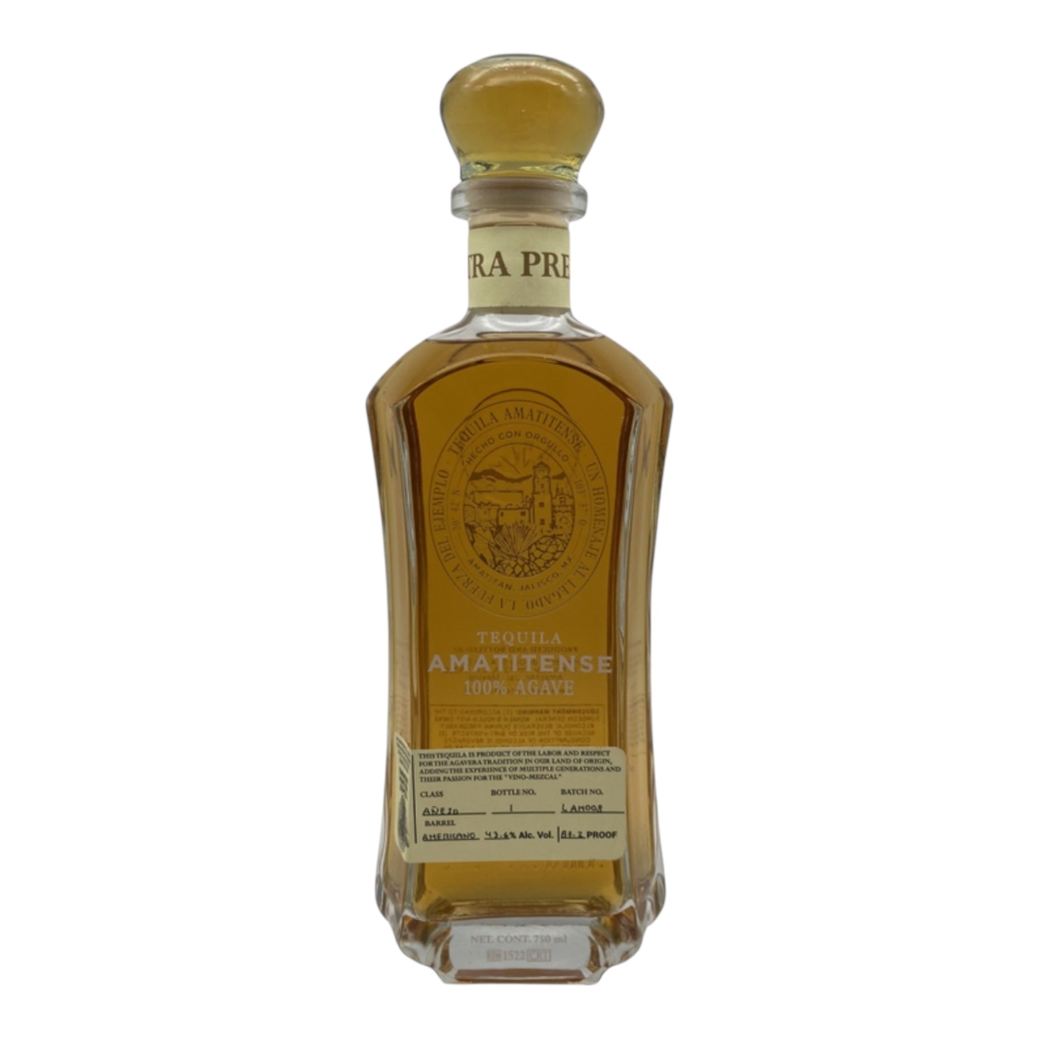 Amatitense Anejo Tequila 750ml