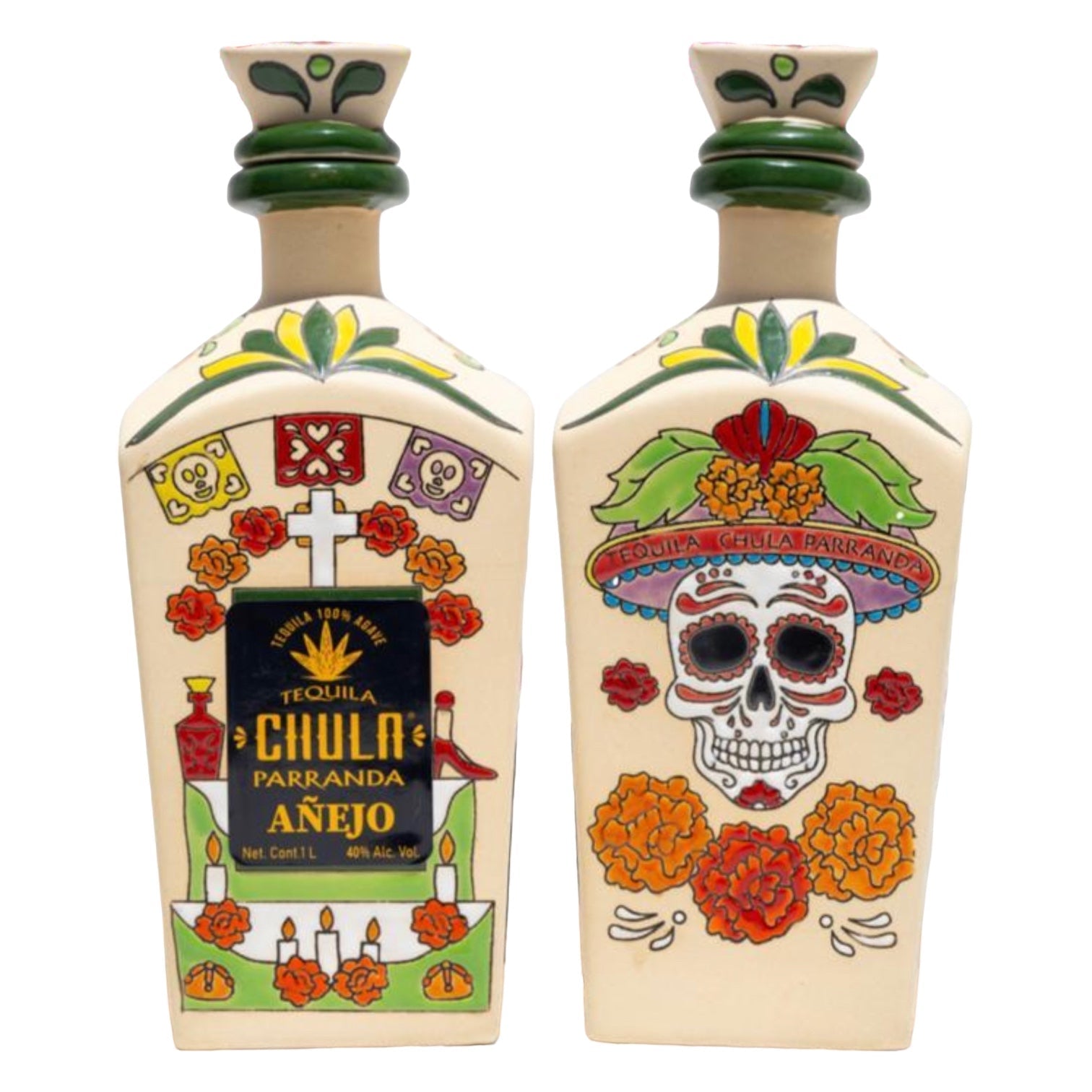 Chula Parranda Art Series Day Of The Dead Anejo Tequila 1Lt