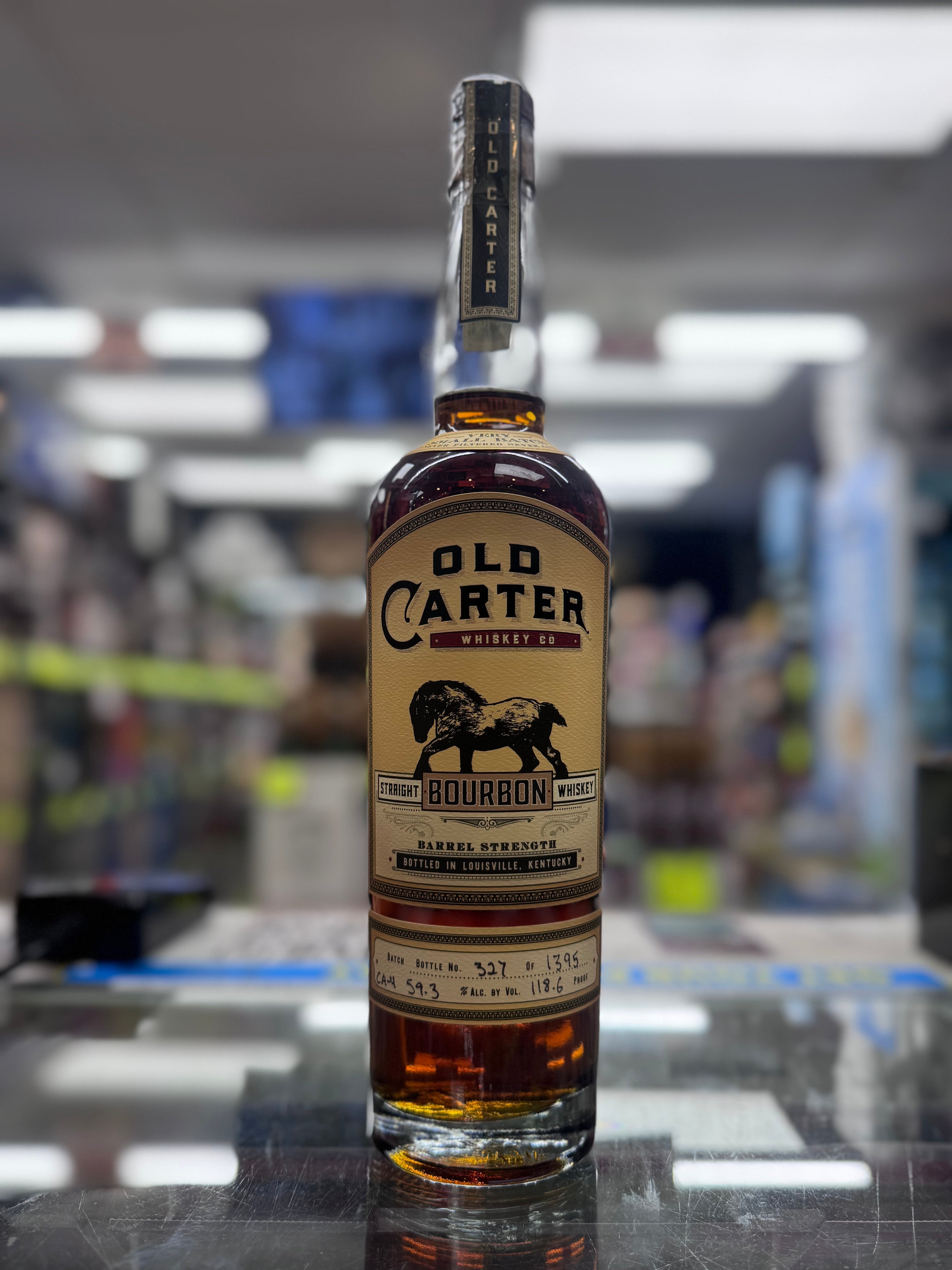 Old Carter Very Small Batch Bourbon CA-4 118.6 Proof