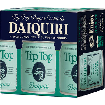 Tip Top Daiquiri: Rum, Lime, Sugar 100ml Can 4-Pack