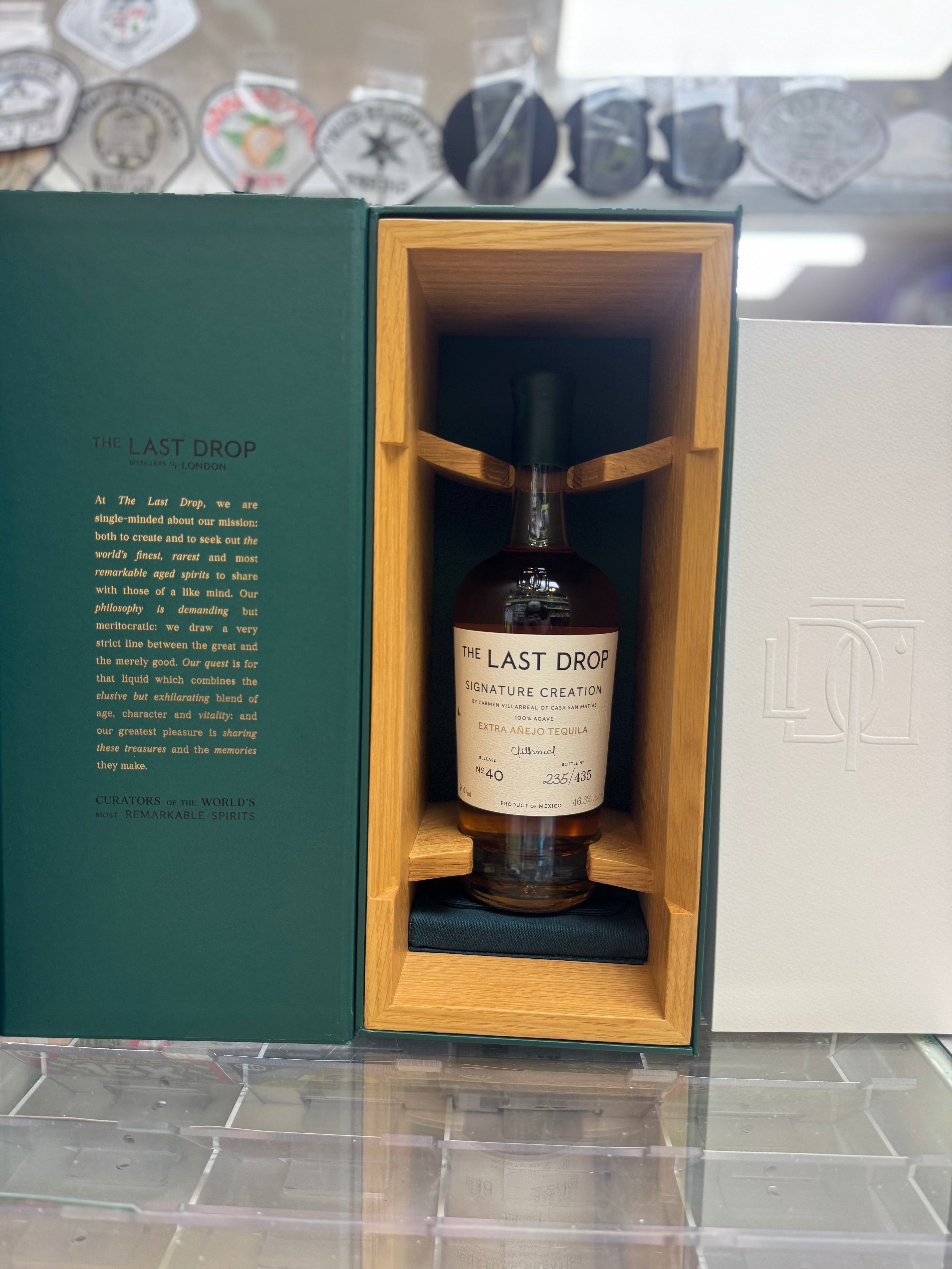 Last Drop Signature Creation Release No 40 Extra Anejo Tequila