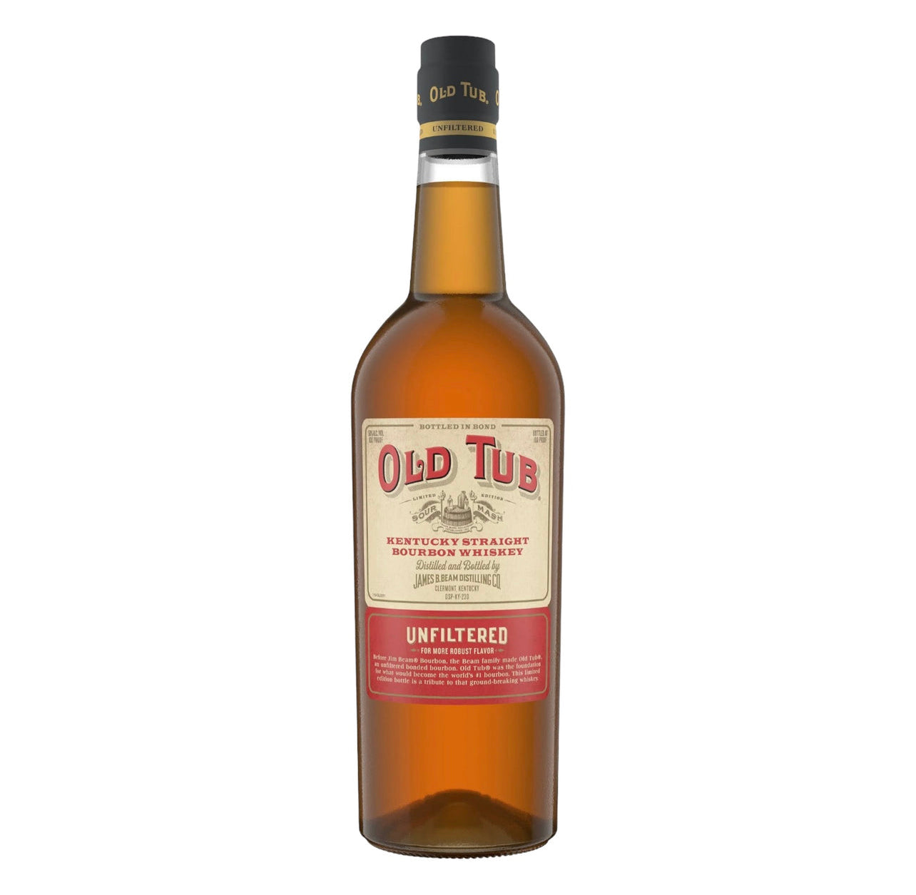 Jim Beam Old Tub Unfiltered Kentucky Straight Bourbon Whiskey 750ml