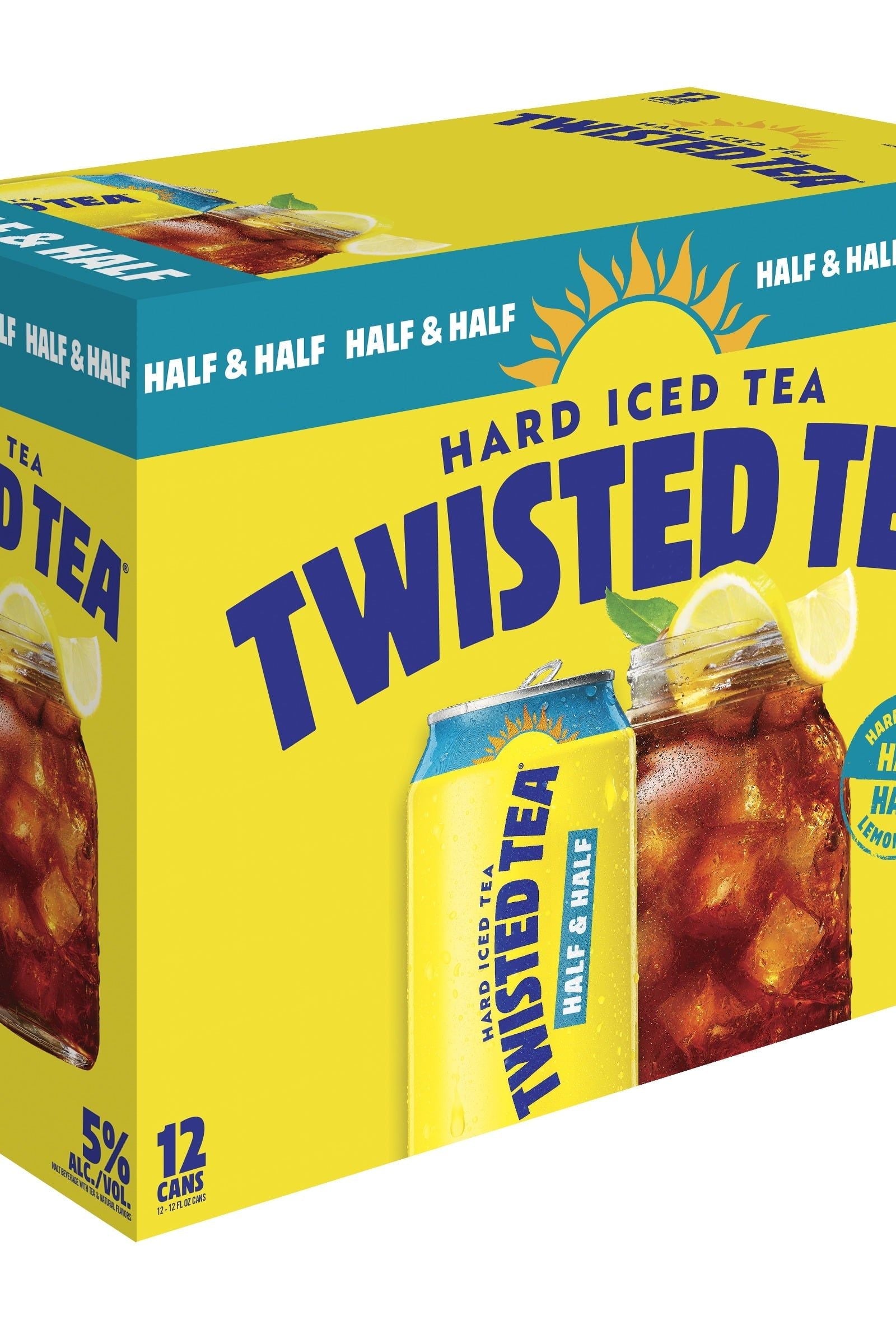 Twisted Tea Half & Half with Lemonade Flavor Hard Iced Tea Can 12-Pack