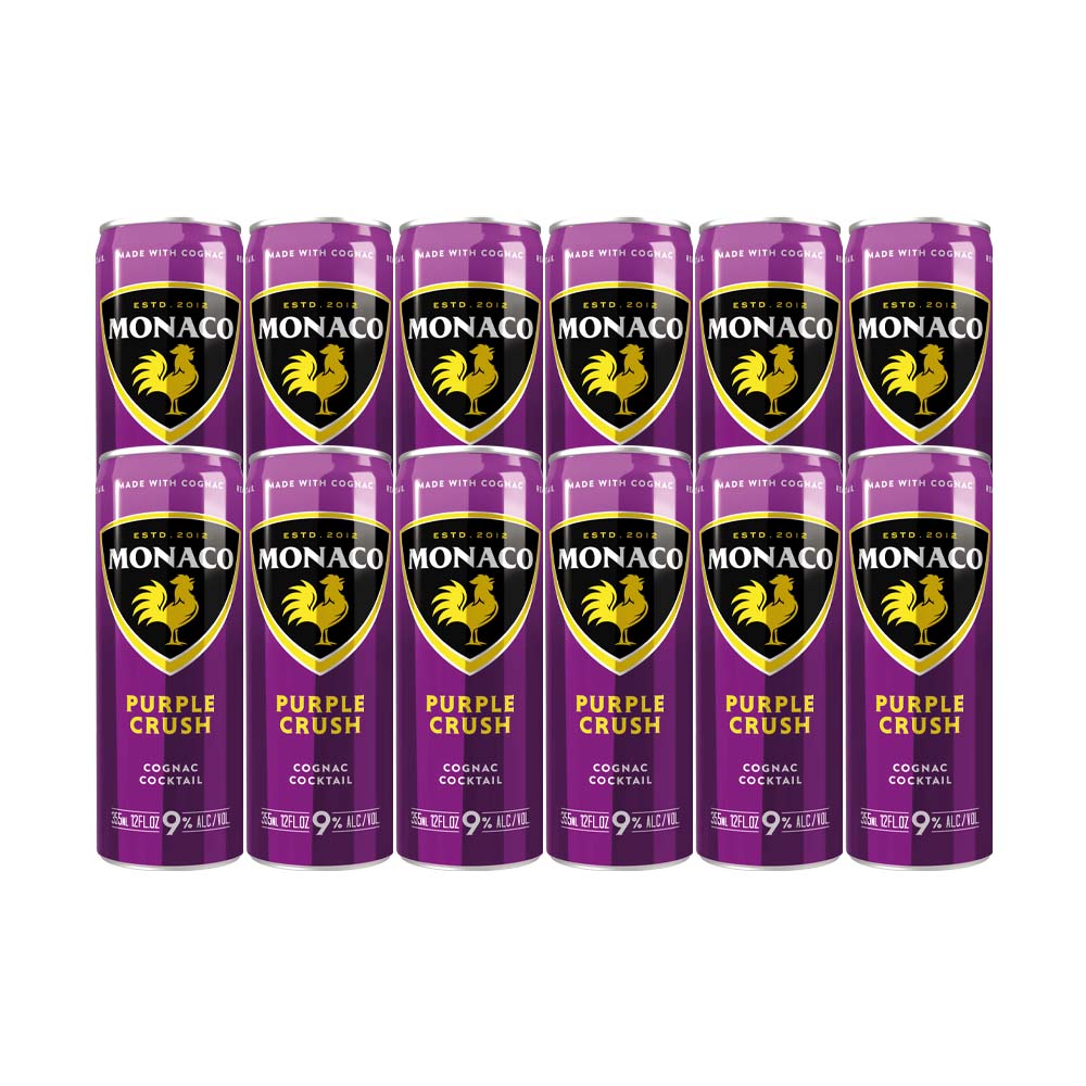 Monaco Purple Crush Cocktail 355ml Can 12-Pack