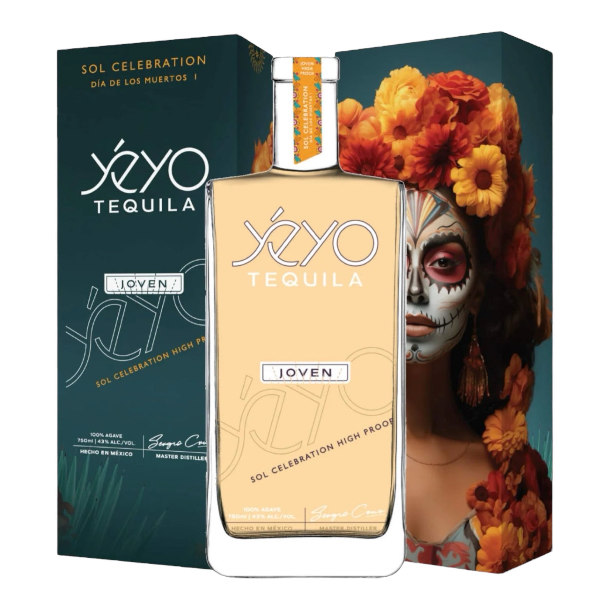 Yeyo Dia De Los Muertos Sol Celebration Vol. 1 A High Proof Joven Tequila 750ml
