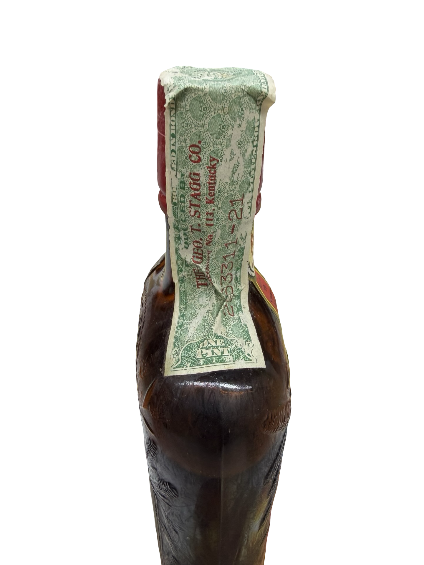1933 Old Stagg 1914 Special Reserve 19 Year Old 100 Proof Bonded Medicinal 1 Pint Bourbon Whiskey