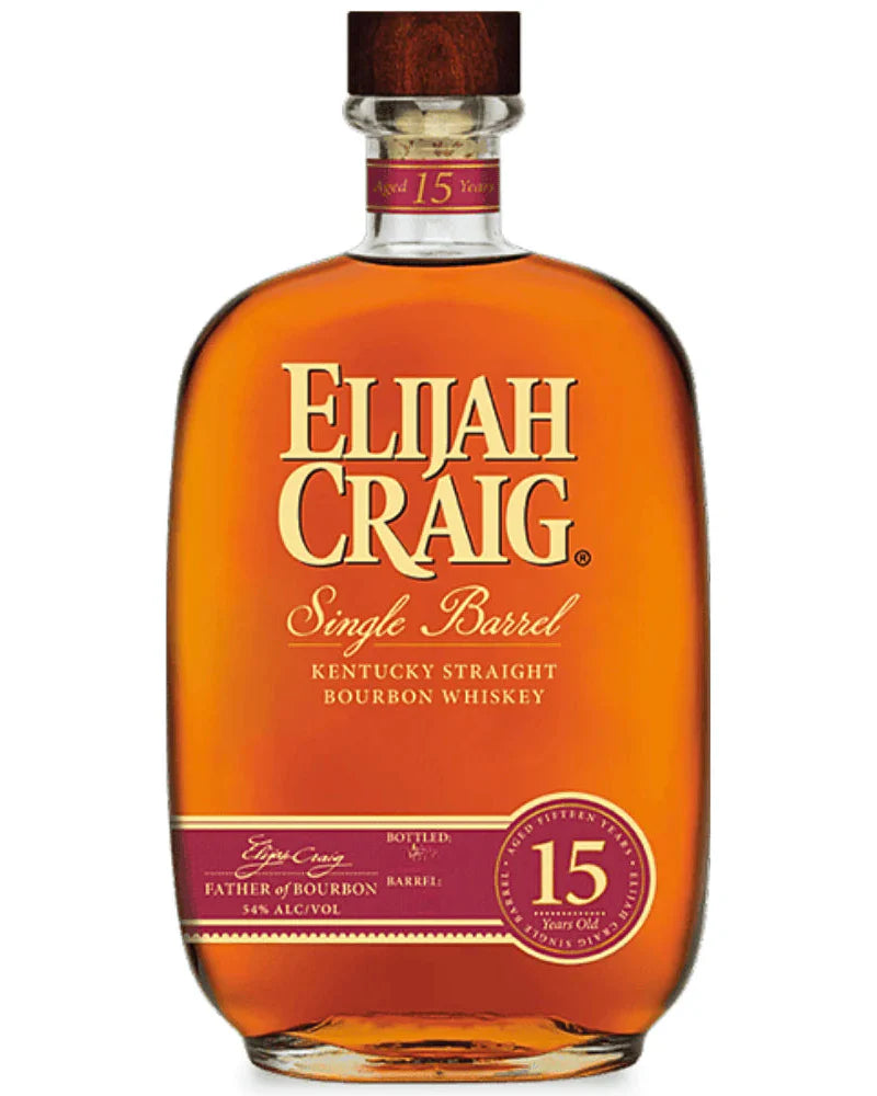 2026 Elijah Craig 15 Year Old Single Barrel Straight Bourbon Whiskey