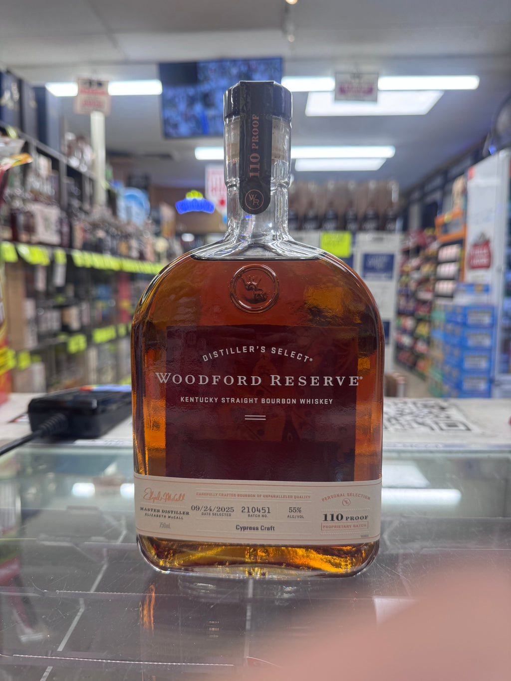 Woodford Reserve Distiller's Select Single Barrel Double Oaked Kentucky Straight Bourbon Whiskey 750ml