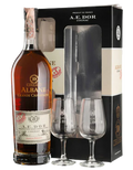 A.E. Dor Albane Grande Champagne Cognac with Glasses 750ml