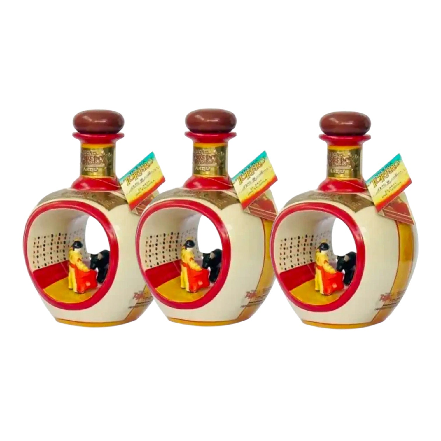 Torero Trompeta Mexicana Reposado Tequila 50ml Bottle 3-Pack