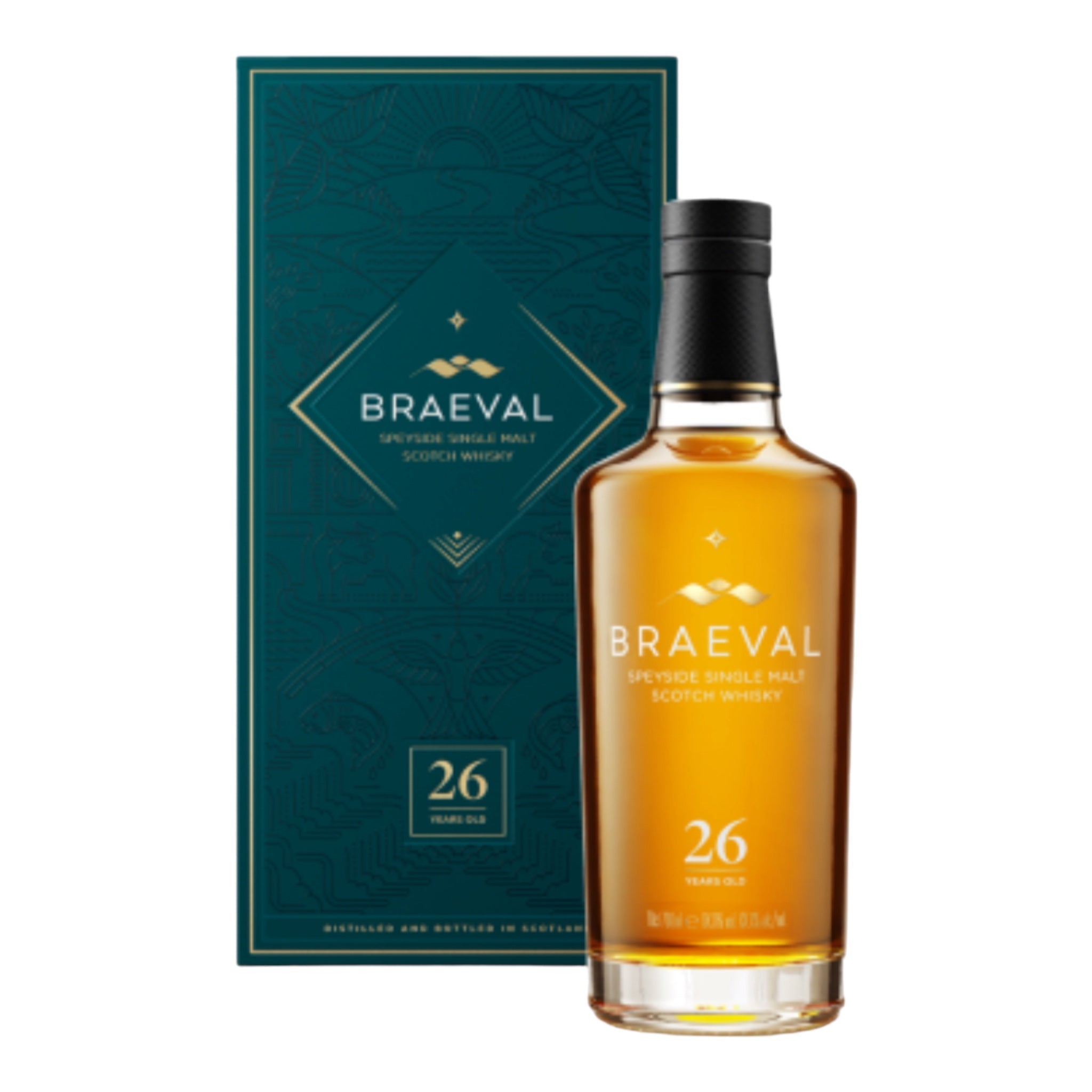 Secret Speyside Braeval 26 Year Old Single Malt Scotch Whisky 750ml