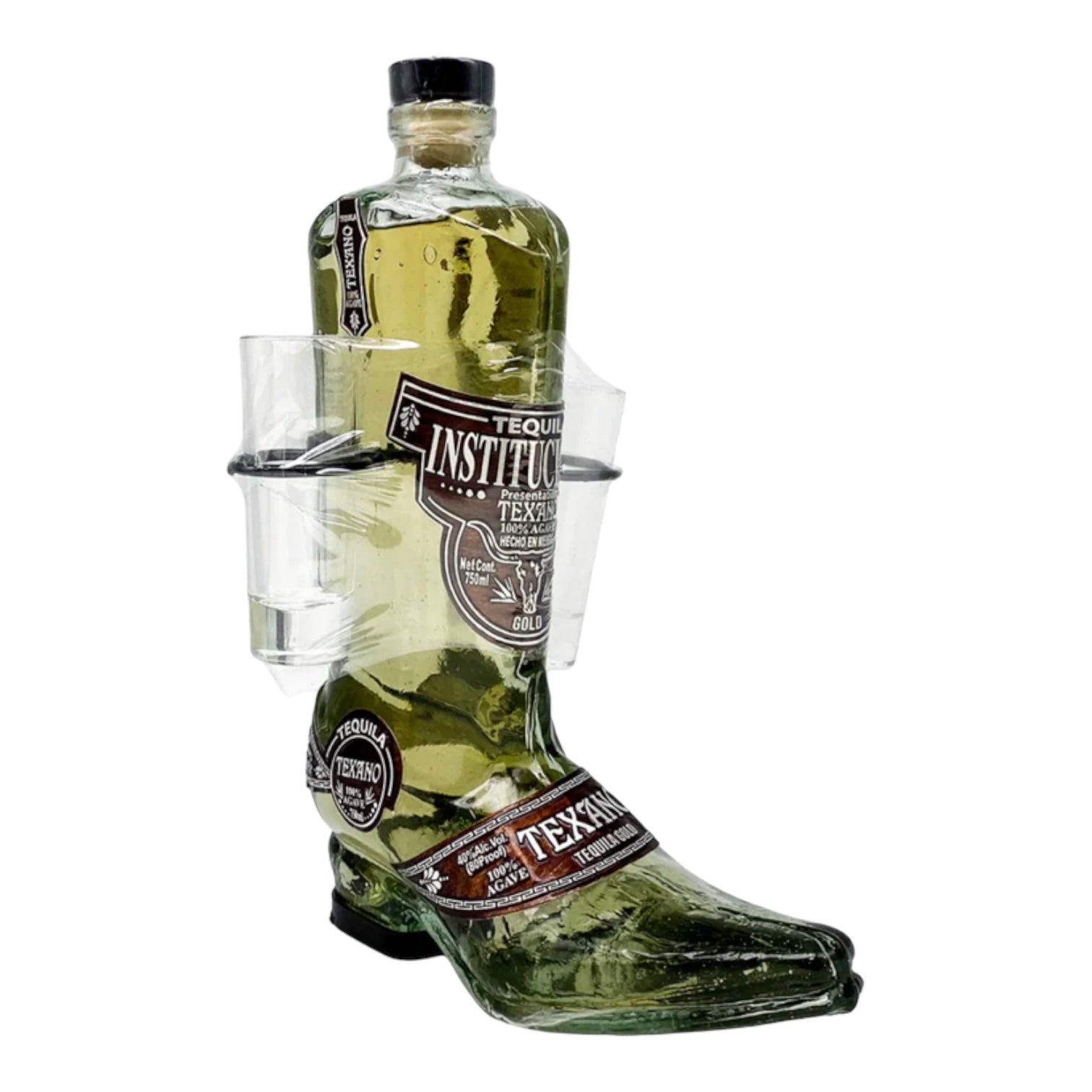 Institucional Texano Boots Gold Tequila 750ml