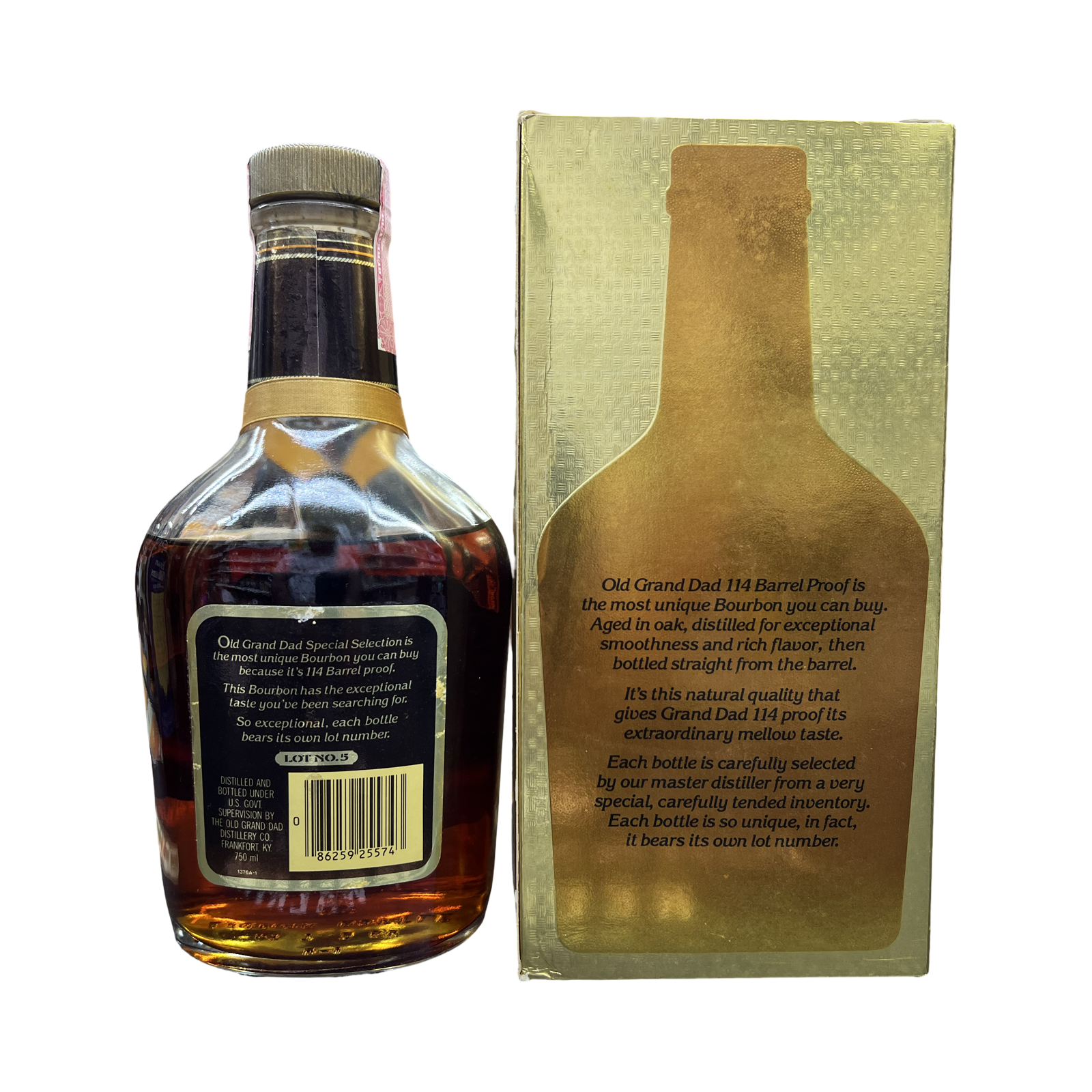 Old Grand-Dad 114 Barrel Proof Lot No.5 Kentucky Straight Bourbon Whiskey