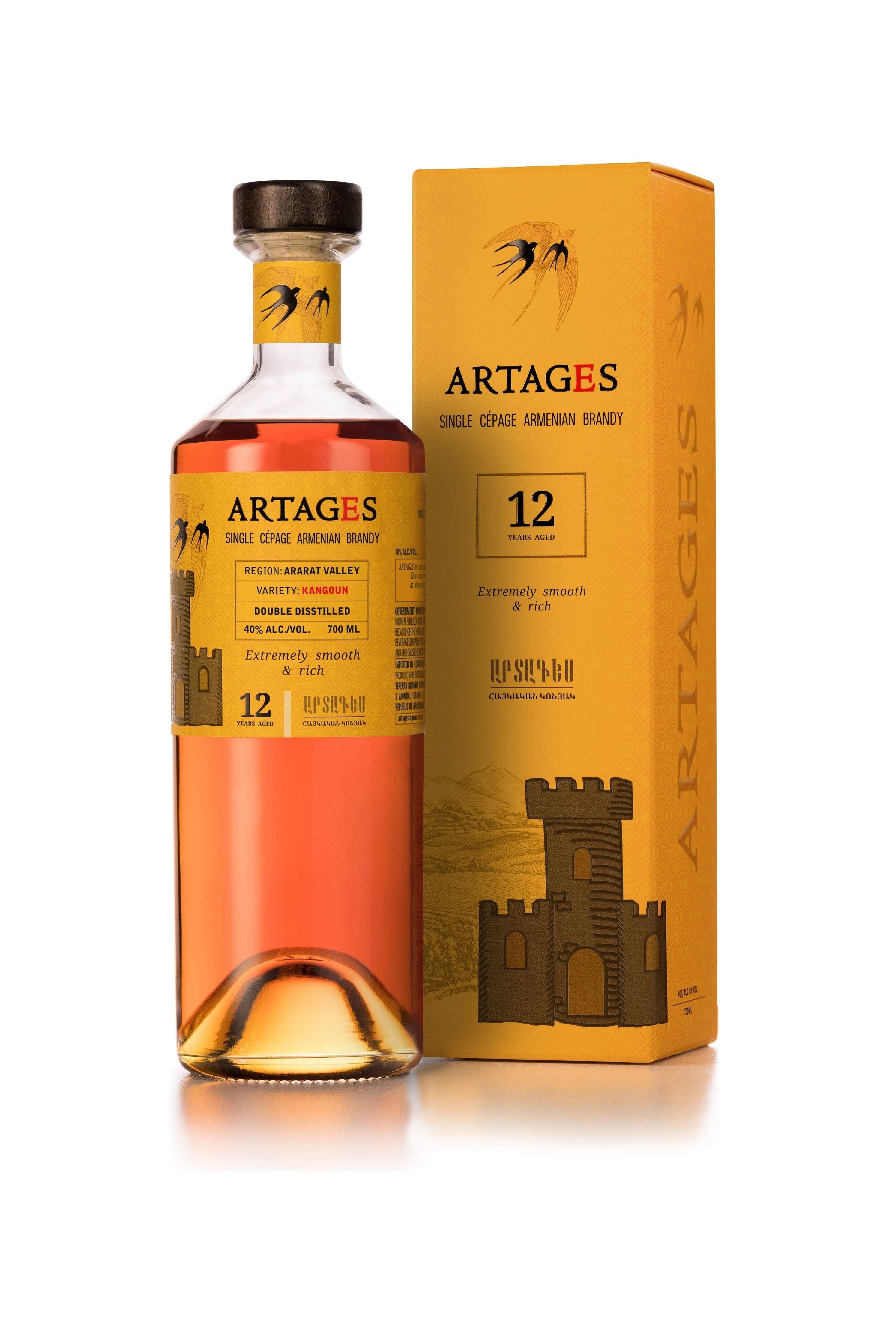 Artages Single Cepage 12 Year Old Armenian Brandy 750ml