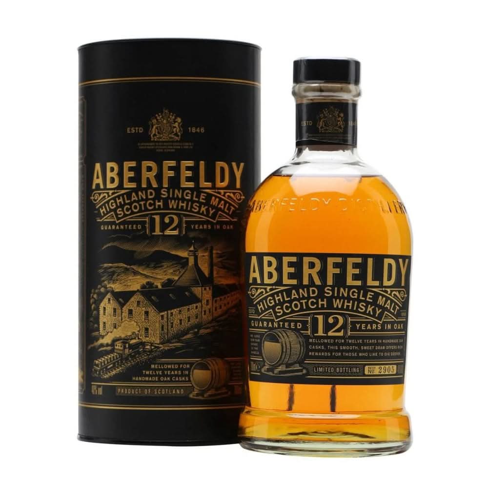 Aberfeldy 12 Year Old Single Malt Scotch Whisky 700ml